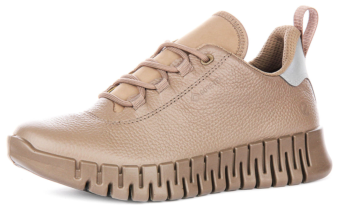 Ecco Gruuv W Gore-Tex In Taupe For Women