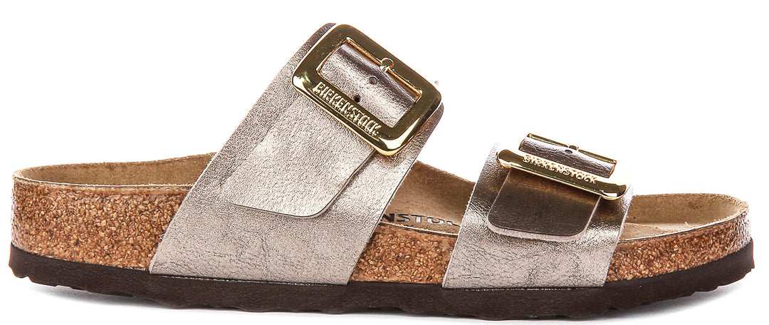 Birkenstock Sydney Cushion In Taupe For Women