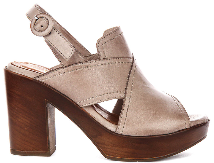 Justinreess England Mara In Taupe For Women