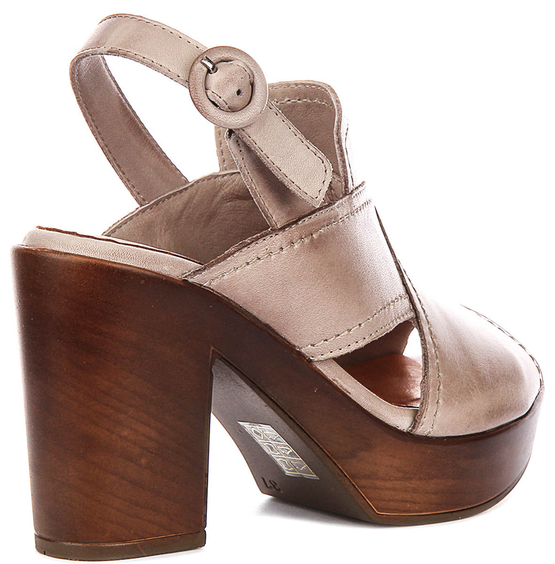 Justinreess England Mara In Taupe For Women