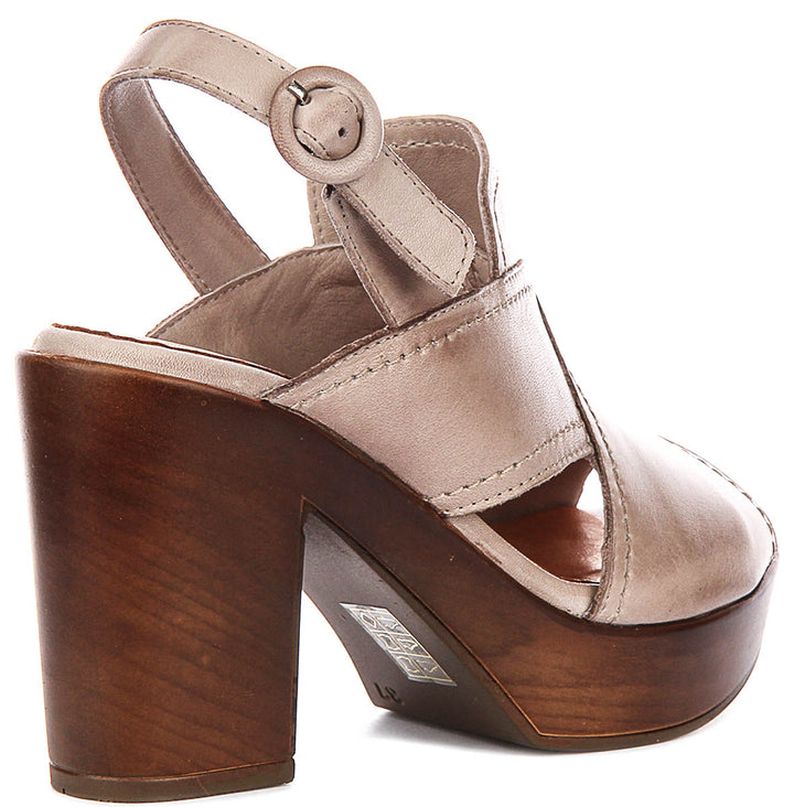 Justinreess England Mara In Taupe For Women