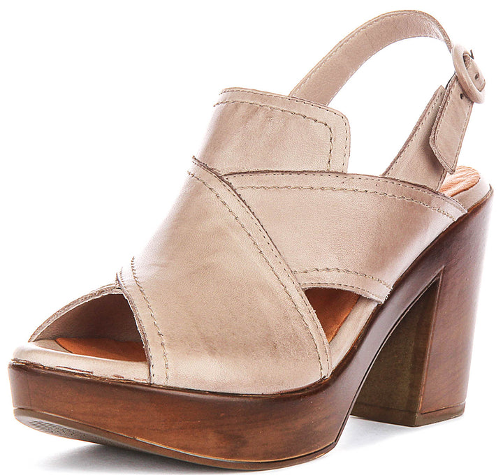 Justinreess England Mara In Taupe For Women