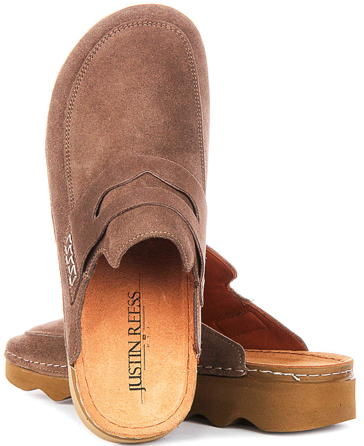 Justinreess England Gia In Taupe For Women