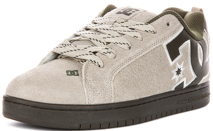 Dc Shoes Court Graffik In Taupe For Men