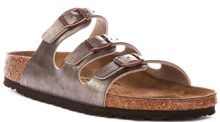 Birkenstock Florida Bs In Taupe For Unisex