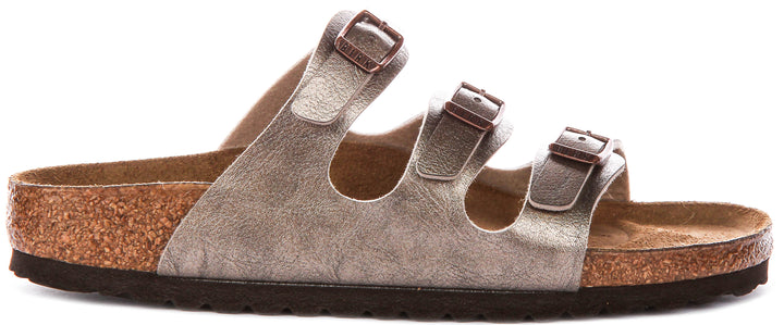 Birkenstock Florida Bs In Taupe For Unisex