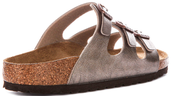 Birkenstock Florida Bs In Taupe For Unisex