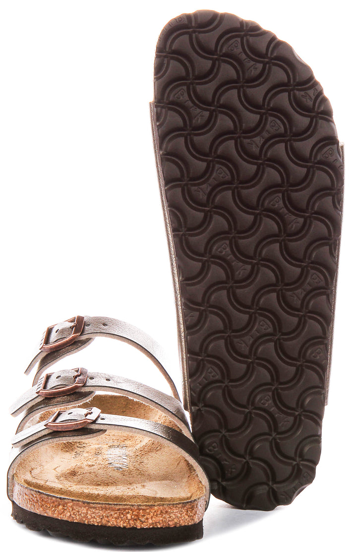 Birkenstock Florida Bs In Taupe For Unisex