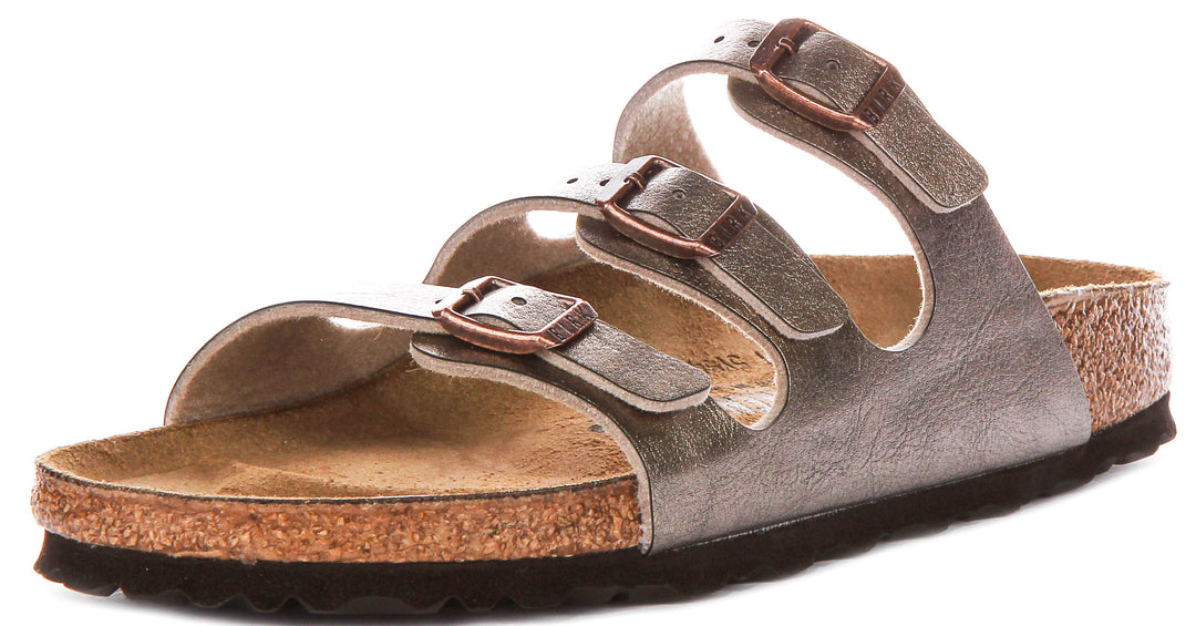 Birkenstock Florida Bs In Taupe For Unisex
