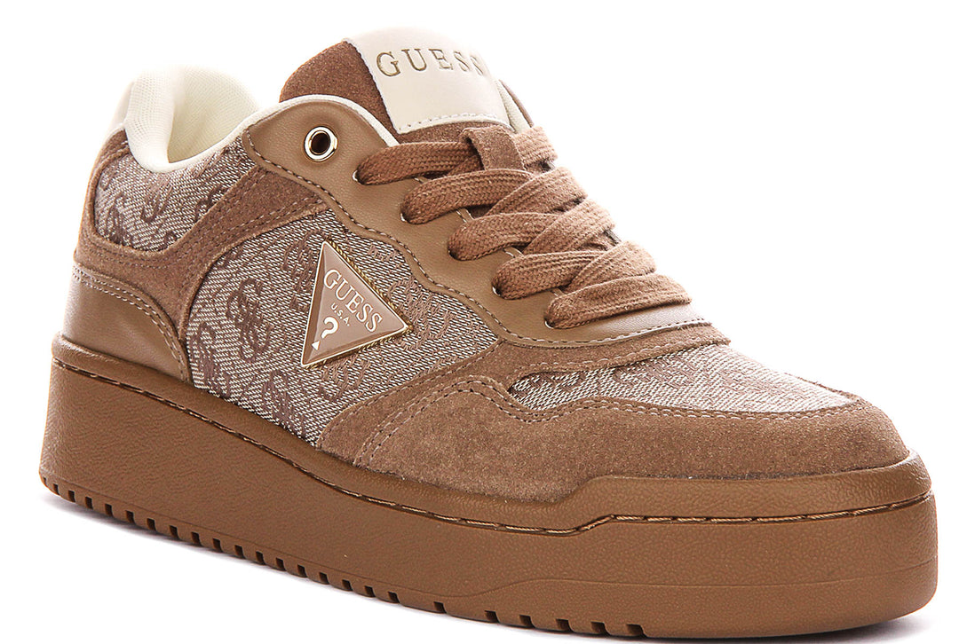 Guess Miriam In Taupe For Women Sneaker