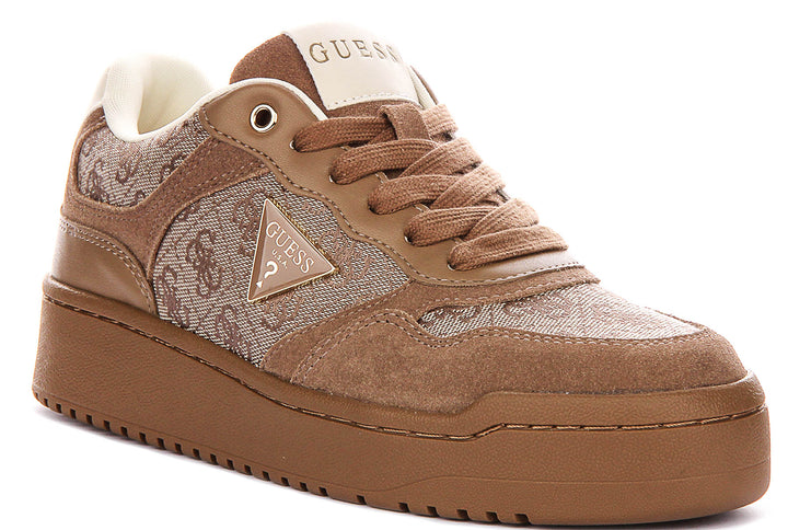 Guess Miriam In Taupe For Women Sneaker