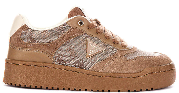 Guess Miriam In Taupe For Women Sneaker