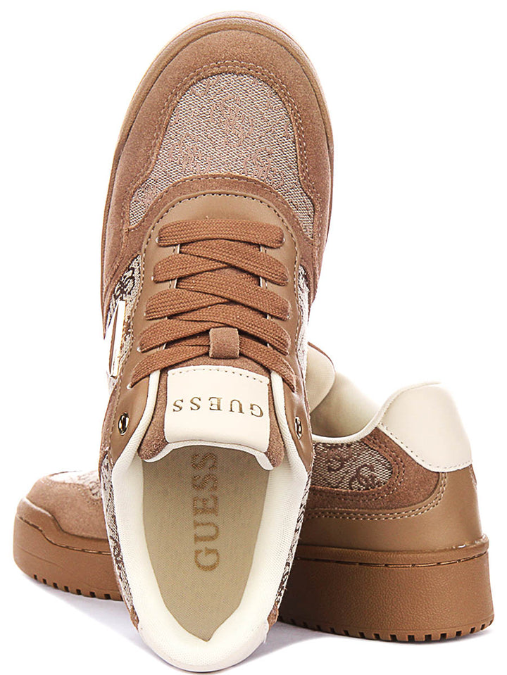 Guess Miriam In Taupe For Women Sneaker
