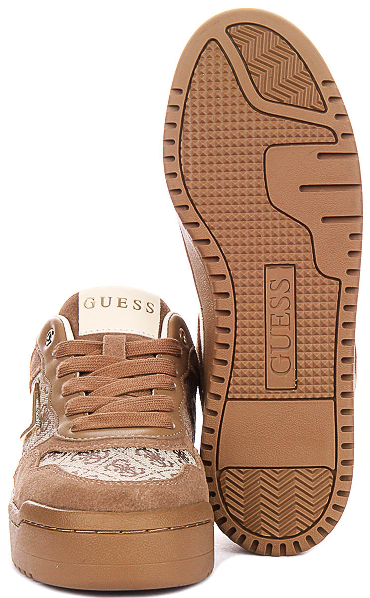 Guess Miriam In Taupe For Women Sneaker