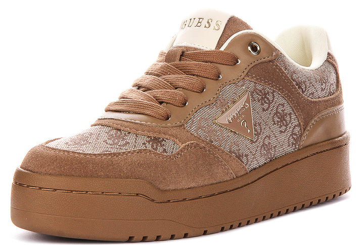 Guess Miriam In Taupe For Women Sneaker