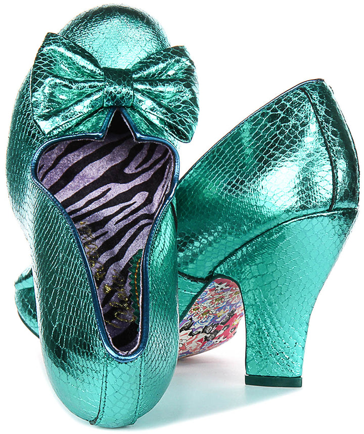 Irregular Choice Just In Time In Teal For Women