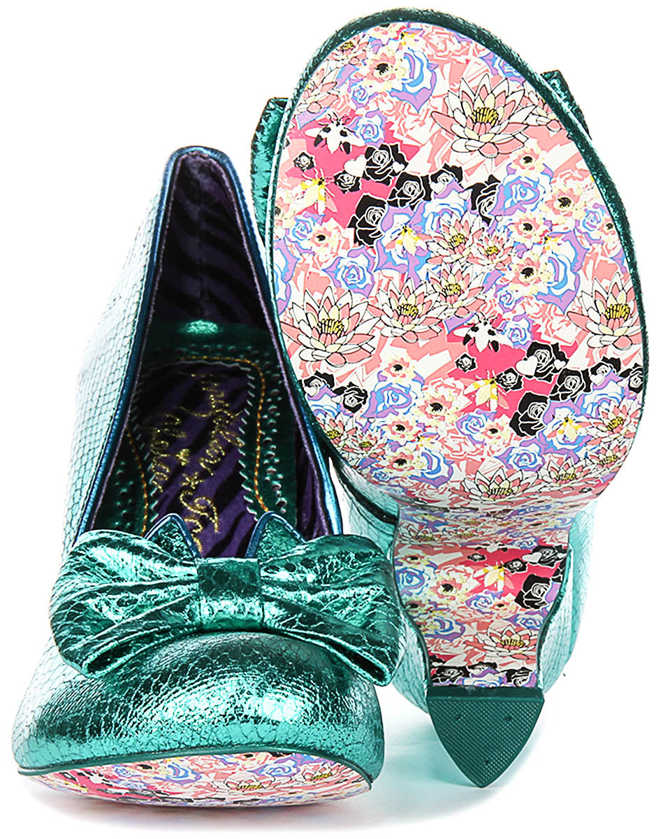 Irregular Choice Just In Time In Teal For Women