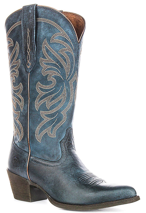 Ariat Heritage J Toe Cowboy In Teal For Women