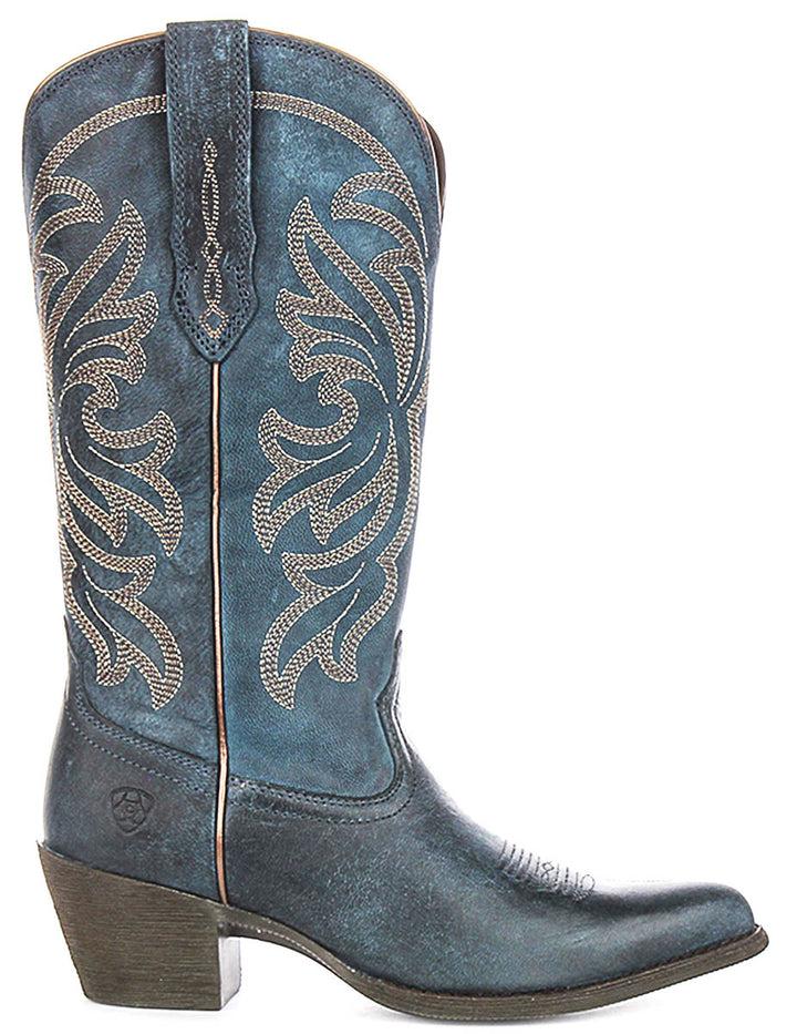 Ariat Heritage J Toe Cowboy In Teal For Women