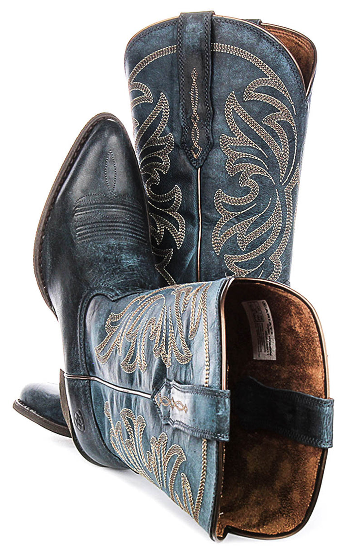 Ariat Heritage J Toe Cowboy In Teal For Women