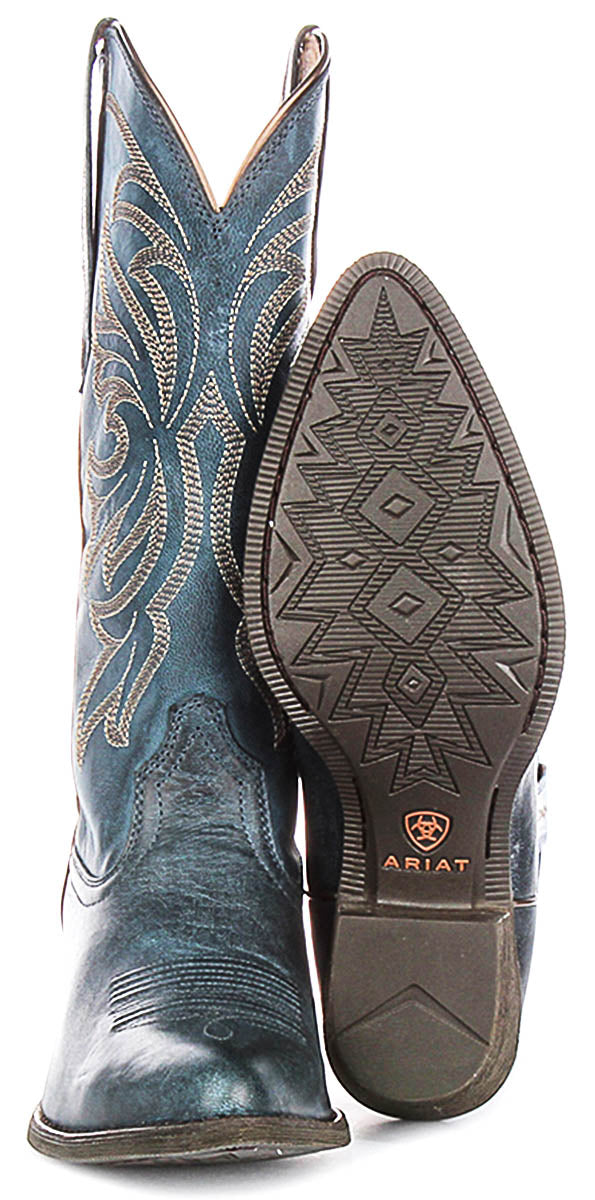 Ariat Heritage J Toe Cowboy In Teal For Women