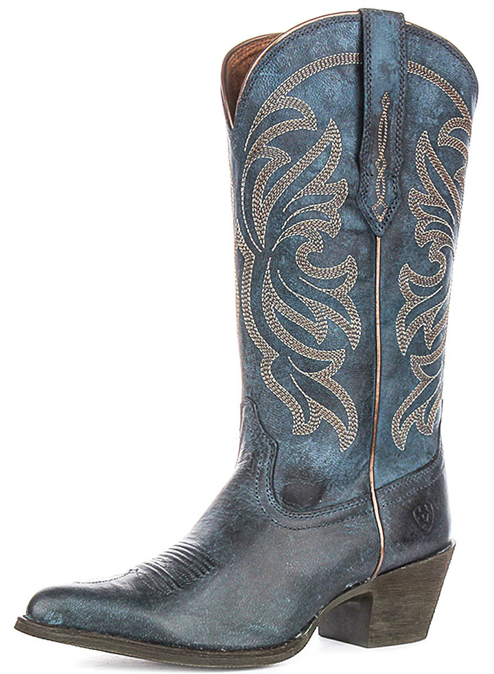 Ariat Heritage J Toe Cowboy In Teal For Women