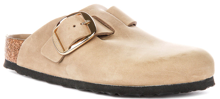 Birkenstock Boston Big Buckle In Tobacco | Regular Fit