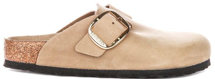 Birkenstock Boston Big Buckle In Tobacco | Regular Fit