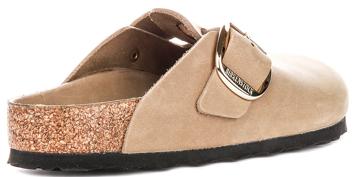 Birkenstock Boston Big Buckle In Tobacco | Regular Fit