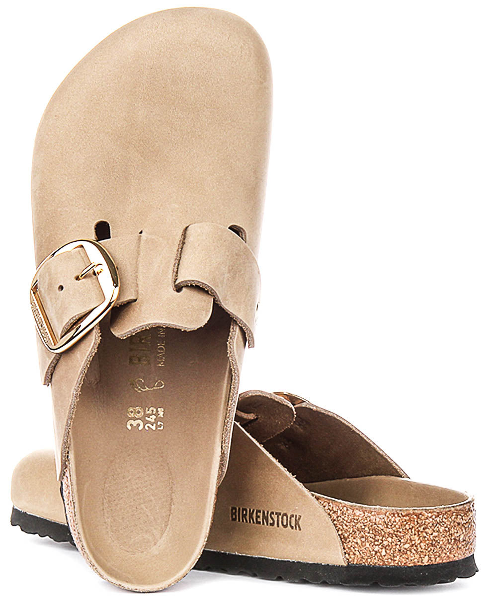 Birkenstock Boston Big Buckle In Tobacco | Regular Fit