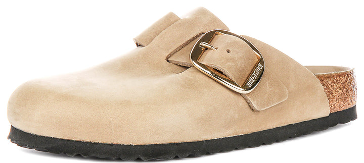 Birkenstock Boston Big Buckle In Tobacco | Regular Fit