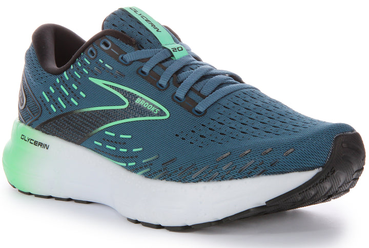 Brooks Glycerine 20 In Turquoise For Men