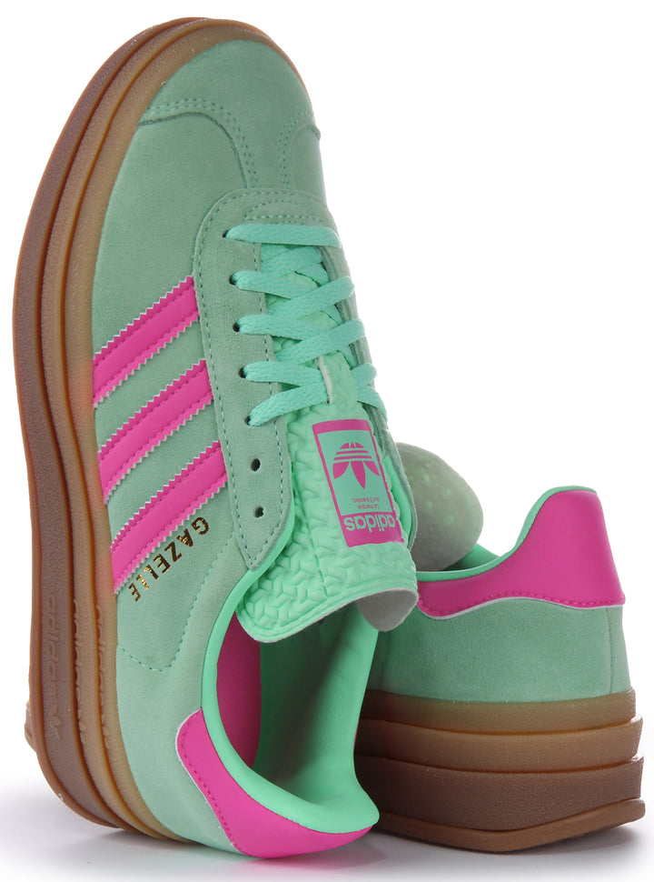 Adidas Gazelle Bold In Turquoise For Women