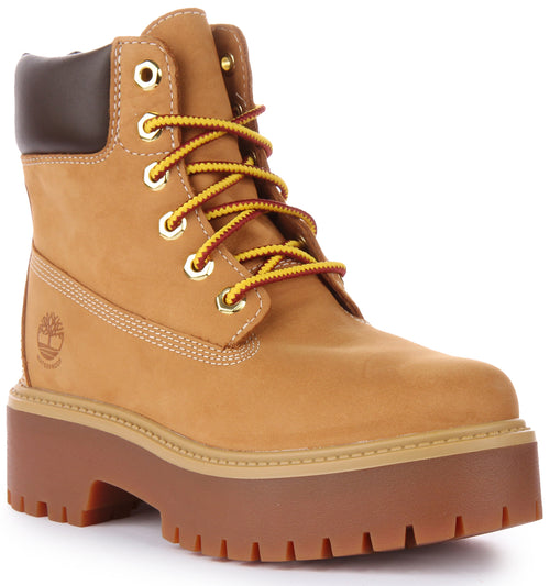 Timberland A5RJD 6 inch Platform In Wheat For Women