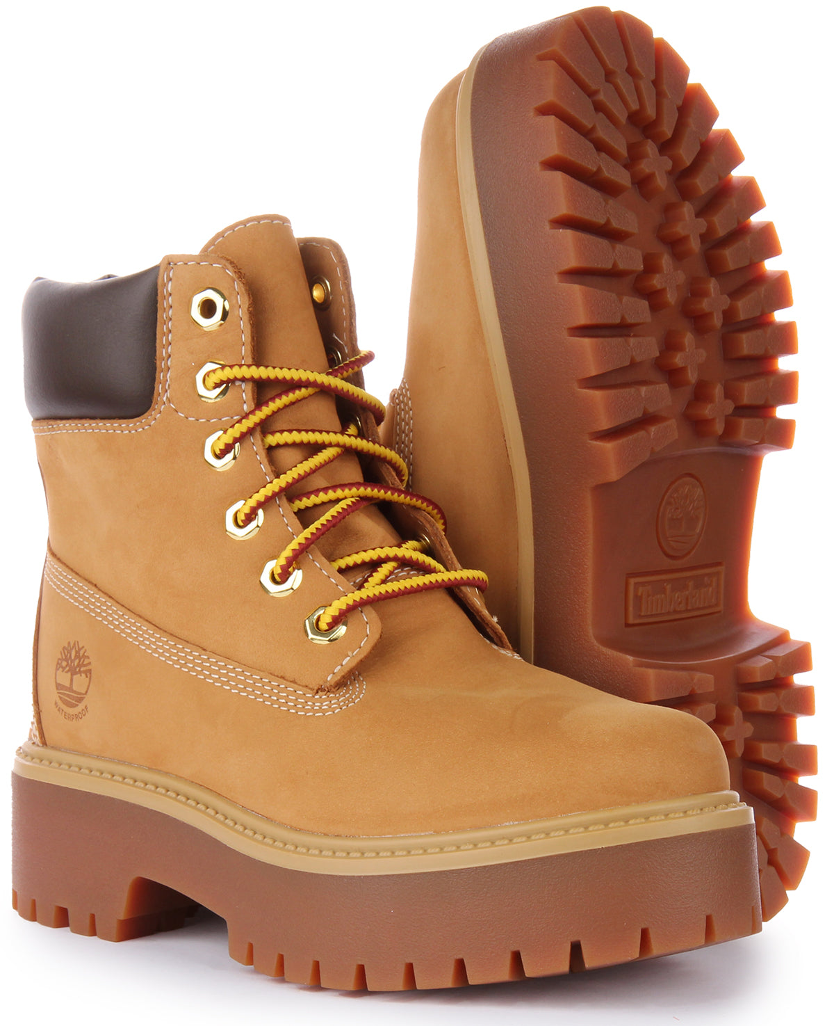 Timberland A5RJD 6 inch Platform In Wheat For Women Platforms