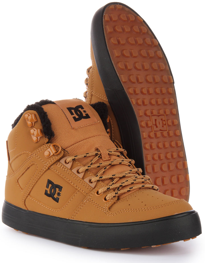 Dc Shoes Pure Hightop WC In Wheat For Men