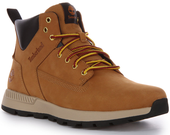 Timberland Kill gton Trekker Herren Schnürung Leder Chukka Stiefel Weizen