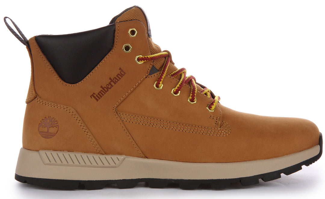 Timberland Kill gton Trekker Herren Schnürung Leder Chukka Stiefel Weizen