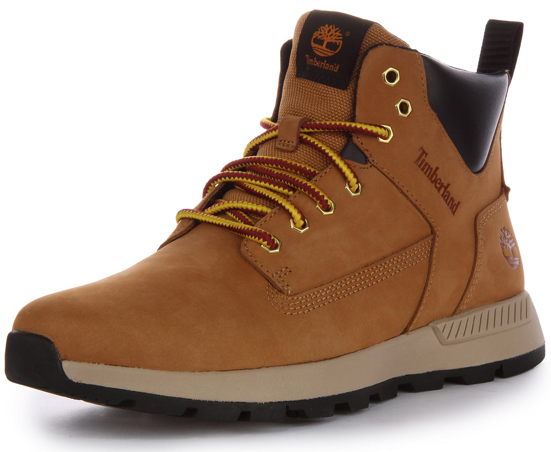 Timberland Kill gton Trekker Herren Schnürung Leder Chukka Stiefel Weizen