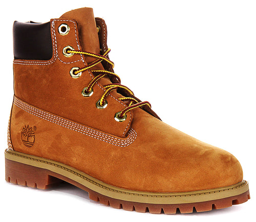 Timberland 12909 6inch Waterproof Boot In Wheat For Junior