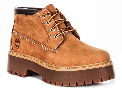 Timberland Stone Street A5Rf9 Platform In Wheat For Women