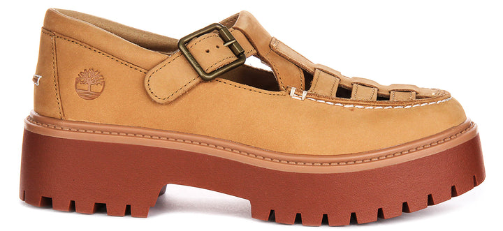 Timberland Stone Street Mary Jane In Wheat For Women