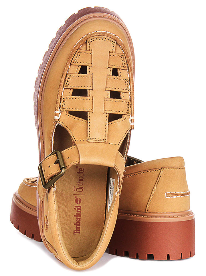 Timberland Stone Street Mary Jane In Wheat For Women