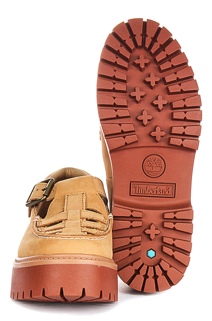 Timberland Stone Street Mary Jane In Wheat For Women