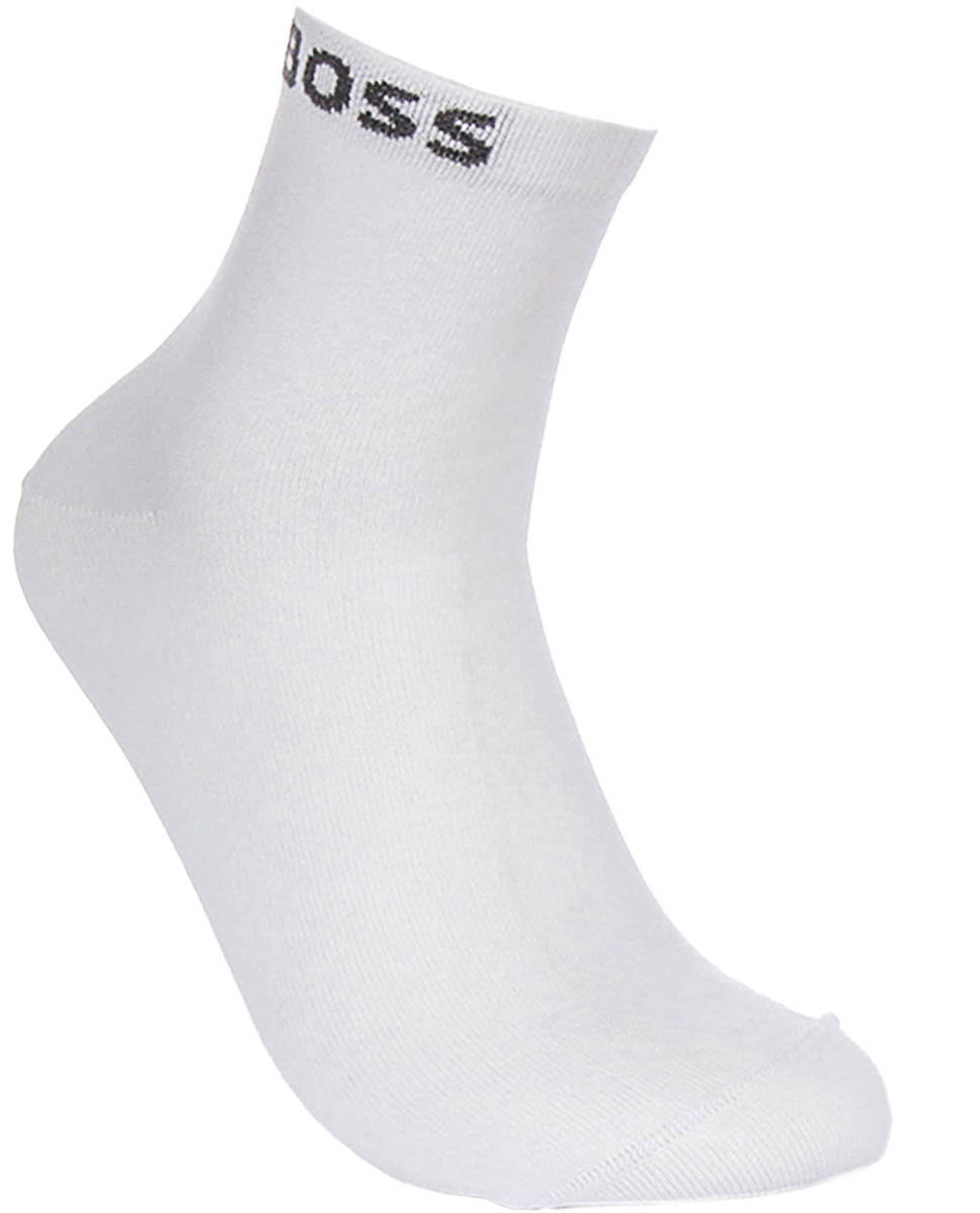Boss 2P Shoe Sock In White For Men