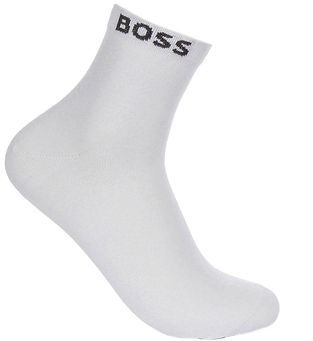 Boss 2P Shoe Sock In White For Men