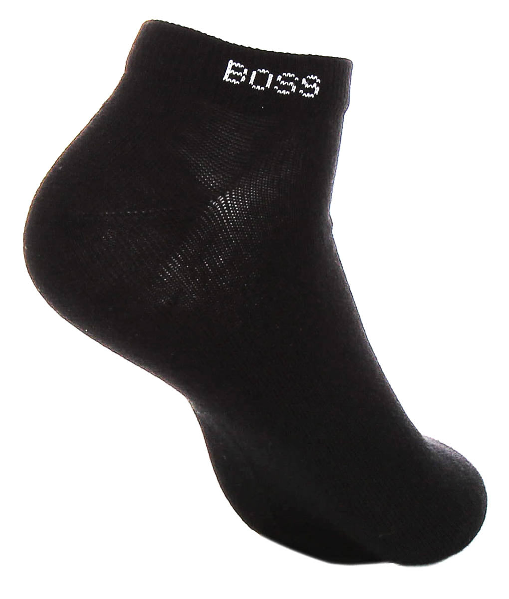Boss 2 Pairs Shoe Socks Logo In White For Men