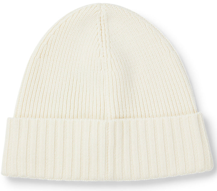 Boss Fati Beanie Hat In White For Women