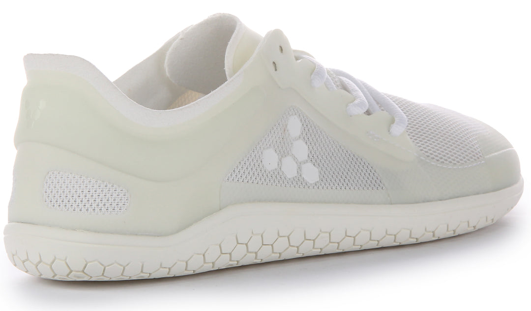 Vivobarefoot Primus Lite III Zapatillas con cordones resistentes a los pinchazos para mujer en blanco 