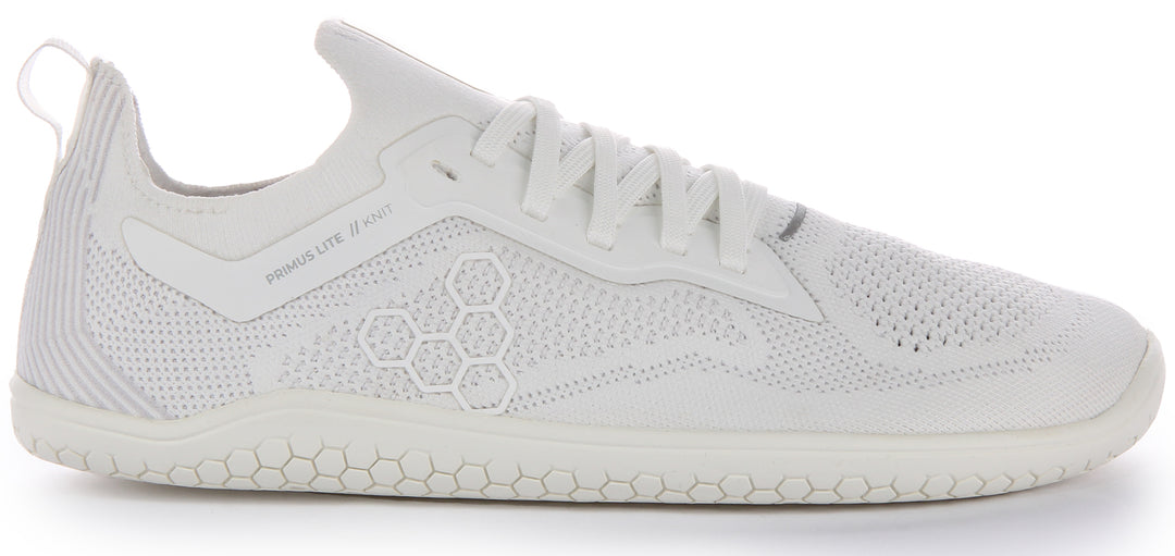 Vivobarefoot Primus Lite Knit In White For Women